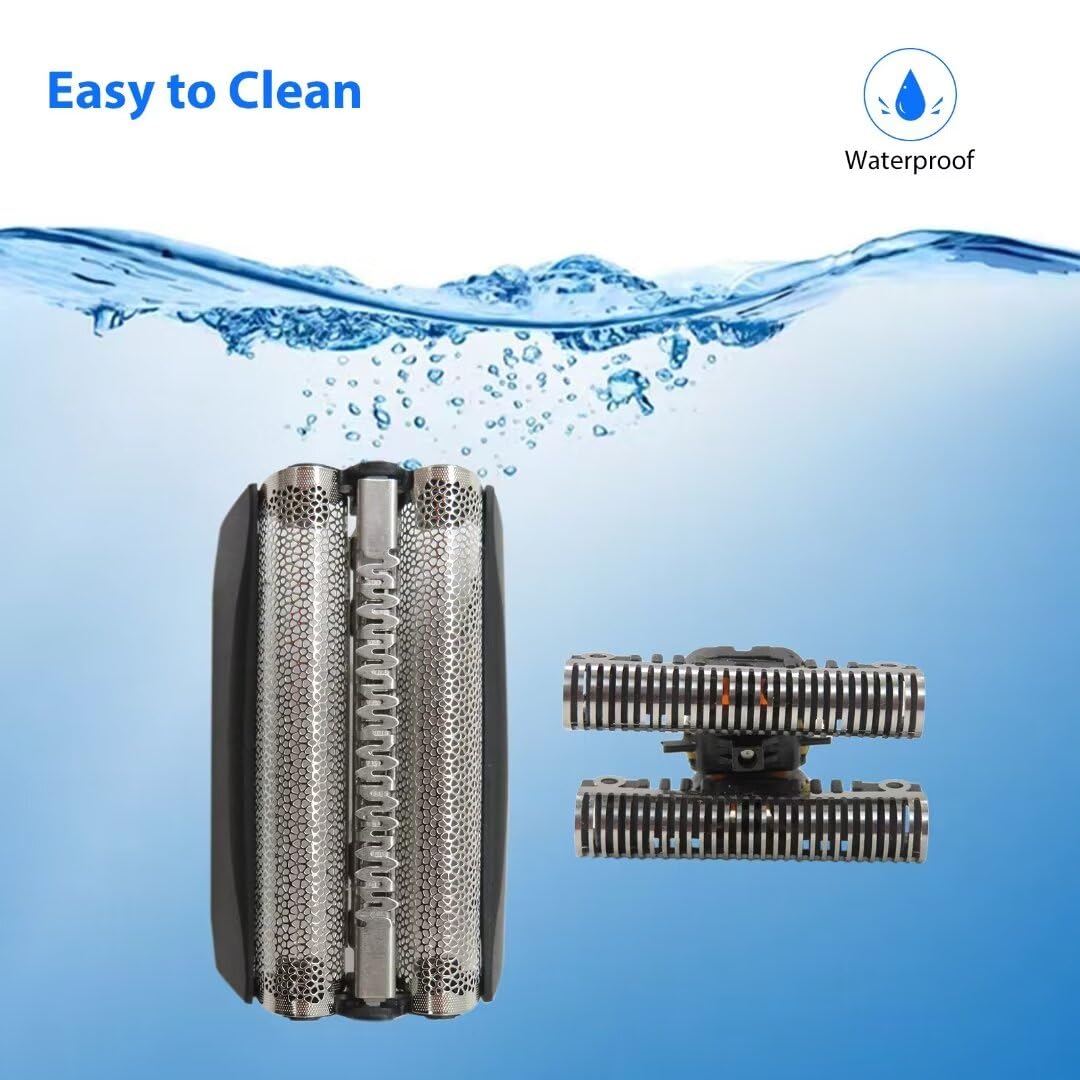Colorpp 2024 Upgraded 51B Black Shaver Razor Foil Cutter Blade for Braun WaterFlex Series 5 Electric Shavers 8000series 8970 8975 8985 8986 8987 550 Beauty and Personal Care Colorpp