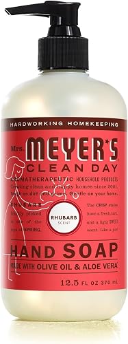 MRS. MEYER'S CLEAN DAY Hand Soap, Made with Essential Oils, Rhubarb, 12.5 fl. oz Beauty & Personal Care Mrs. MEYER'S
