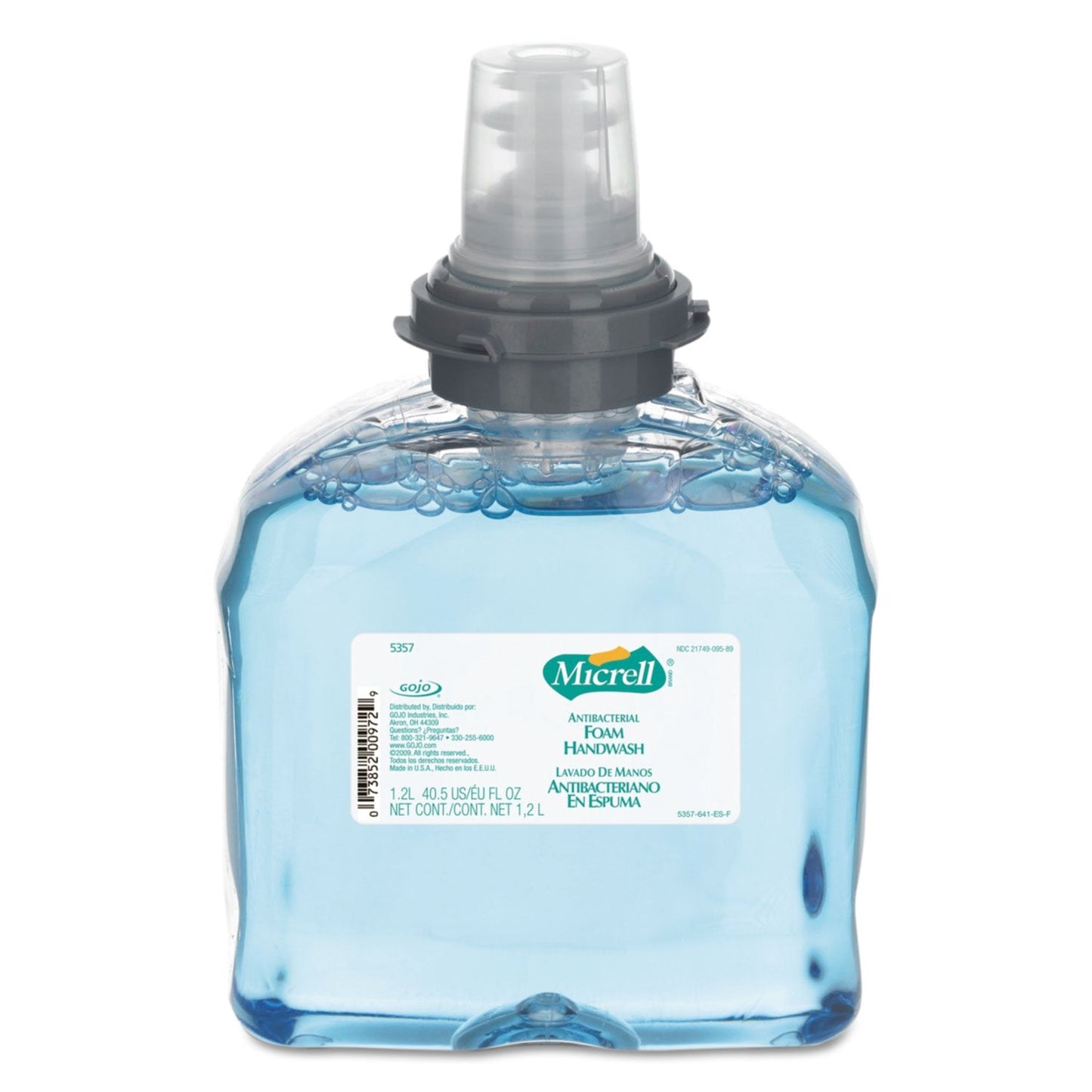 Gojo Micrell TFX Foam Handwash, 1200 Milliliter Refill - 2 per case. Beauty & Personal Care GOJO
