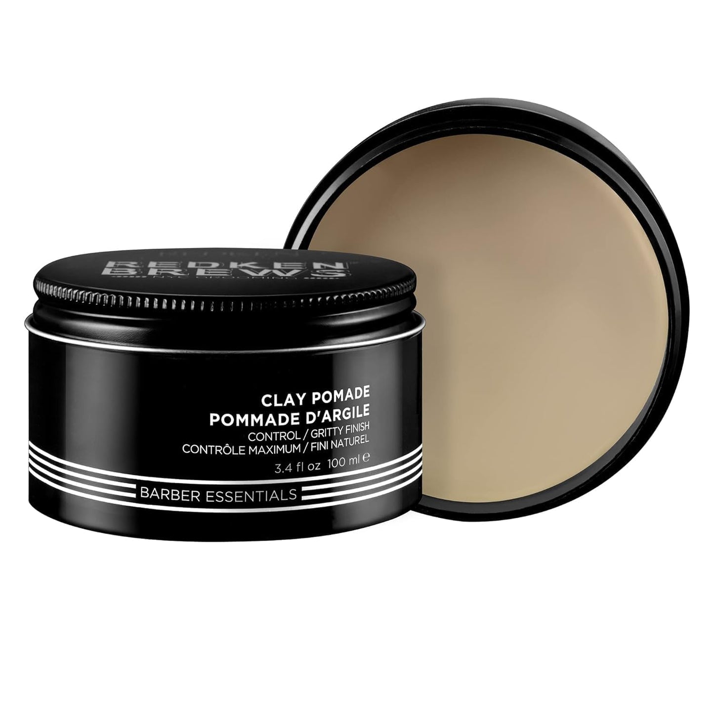 Redken Brews Clay Pomade For Men - Volumizes Fine And Medium Hair With Long-Lasting High Hold and Matte Finish Beauty & Personal Care Redken Brews