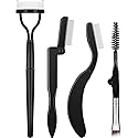 Boao 4 Pieces Folding Eyebrow Comb Eyelash Comb Lash Separator Tool Eyelash Grooming Brush for Making Up Supplies Tools(4 Pieces,Style A) Beauty & Personal Care Boao