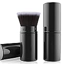 Falliny Makeup Brushes, Retractable Travel Kabuki Powder Foundation Brush, Portable Face Liquid Foundation Sunscreen Brush with Cover for Blending Beauty & Personal Care Falliny