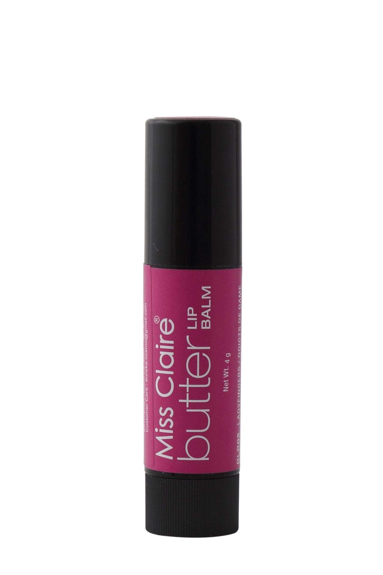 Miss Claire Butter Lip Balm Ladyfingers, Pink, 4 g Beauty and Personal Care Miss Claire