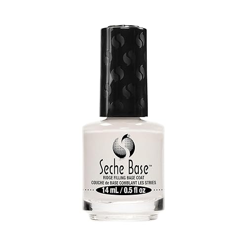 Seche Clear Base Coat Nail Polish - Ridge Filling Base Coat for Manicure & Pedicure, 0.5 fl oz Beauty & Personal Care Seche