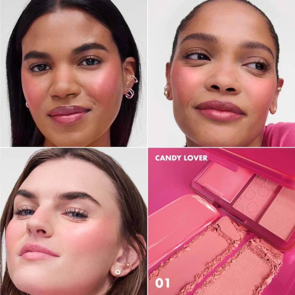 SEPHORA COLLECTION Blush Cream & Powder Palette - 01 Candy Lover - (Fresh Pink Blush Palette) Beauty & Personal Care SEPHORA