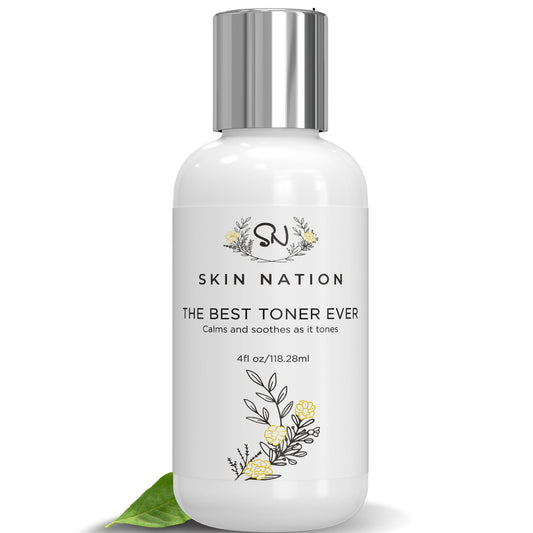 Skin Nation Hydrating Gentle Rosewater Toner with Aloe Vera and Chamomile, Alcohol-Free and Paraben-Free, for Dry, Sensitive, Oily and Combination Beauty & Personal Care Skin Nation
