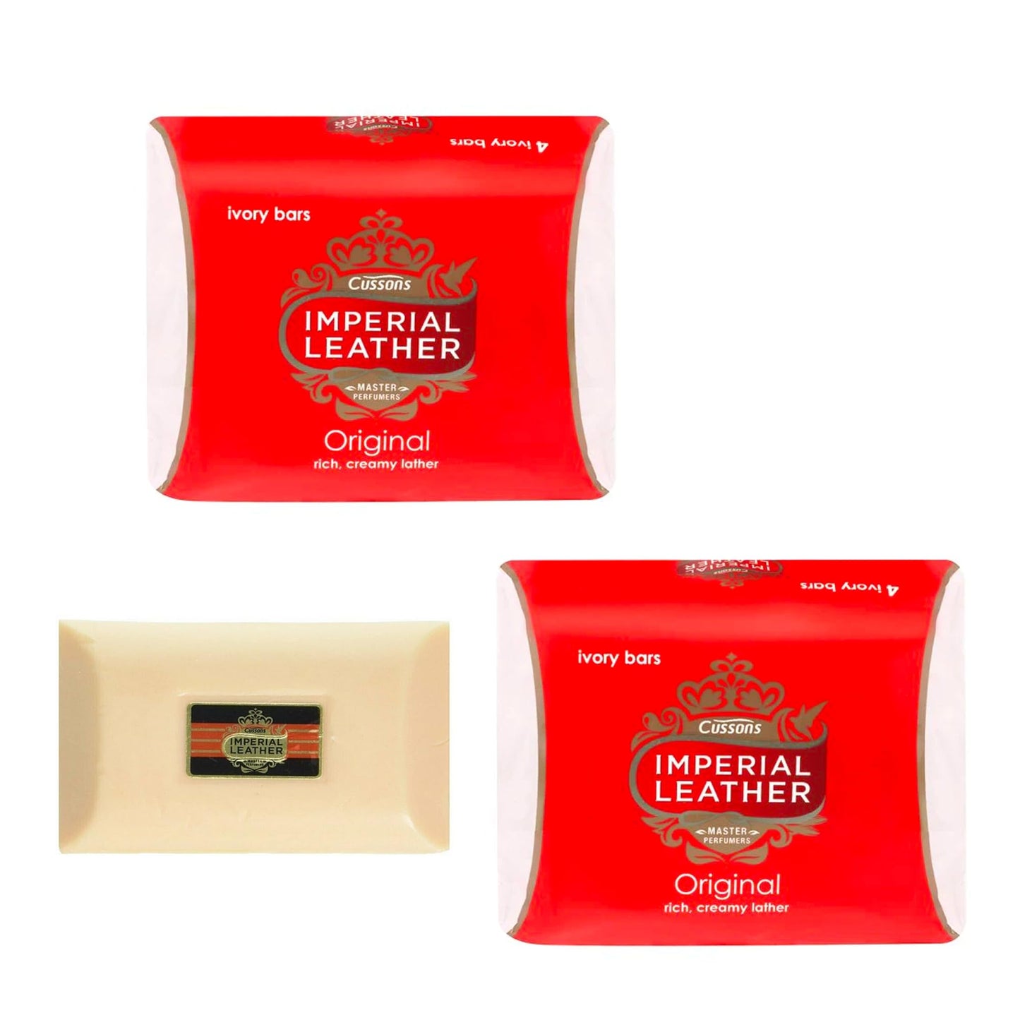 9 x CUSSONS IMPERIAL LEATHER ORIGINAL SOAP BAR 100g - 3 MULTIPACK 3 x 100g by Imperial Leather Beauty & Personal Care Imperial Leather