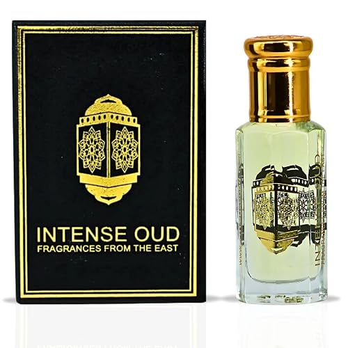 INTENSE OUD Majnoon Long Lasting Arabian Perfume Oils for Women 12ML (0.40 OZ) Fragrance Oil with Pineapple, Vanilla & Musky Notes - Concentrated Beauty & Personal Care INTENSE OUD