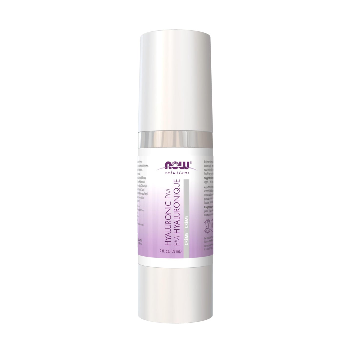 NOW Solutions, Hyaluronic Acid Creme, Rehydrating Moisture and Renewal Formula, 2-Ounce Beauty & Personal Care NOW Foods