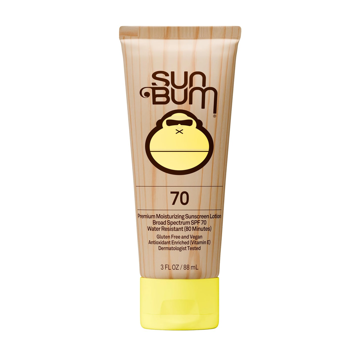 Sun Bum Original SPF 70 Sunscreen Body Lotion - Broad Spectrum Moisturizing Sunscreen with Vitamin E - Hawaii 104 Act Compliant (Made without Beauty & Personal Care Sun Bum