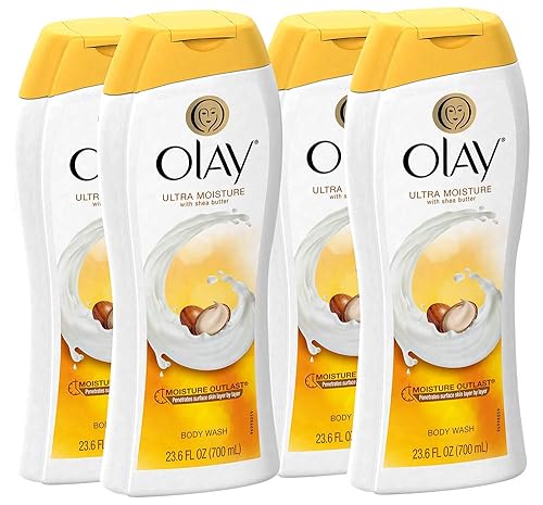 Olay Ultra Moisture Shea Butter Body Wash, 23.6 Ounce (Pack of 4) Beauty & Personal Care Olay