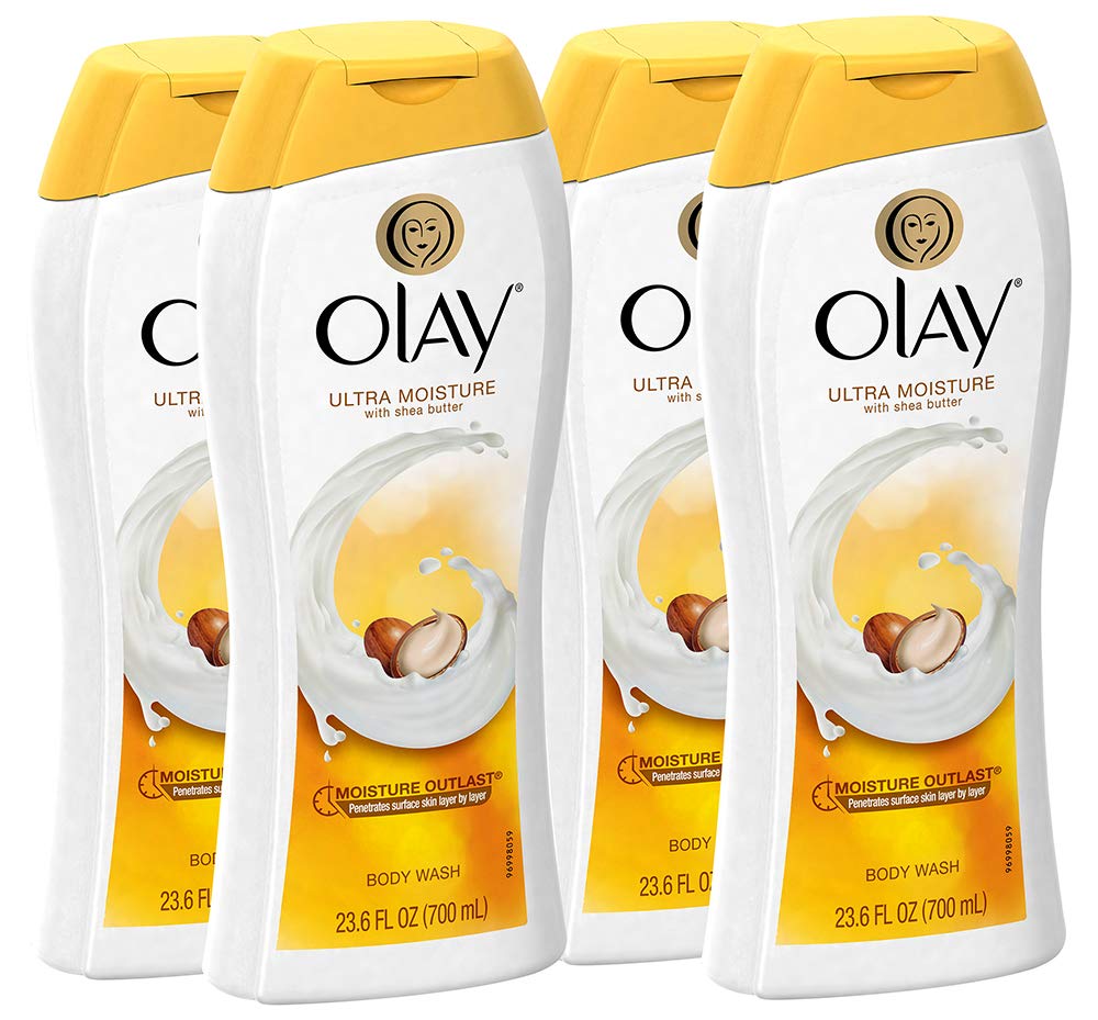Olay Ultra Moisture Shea Butter Body Wash, 23.6 Ounce (Pack of 4) Beauty & Personal Care Olay