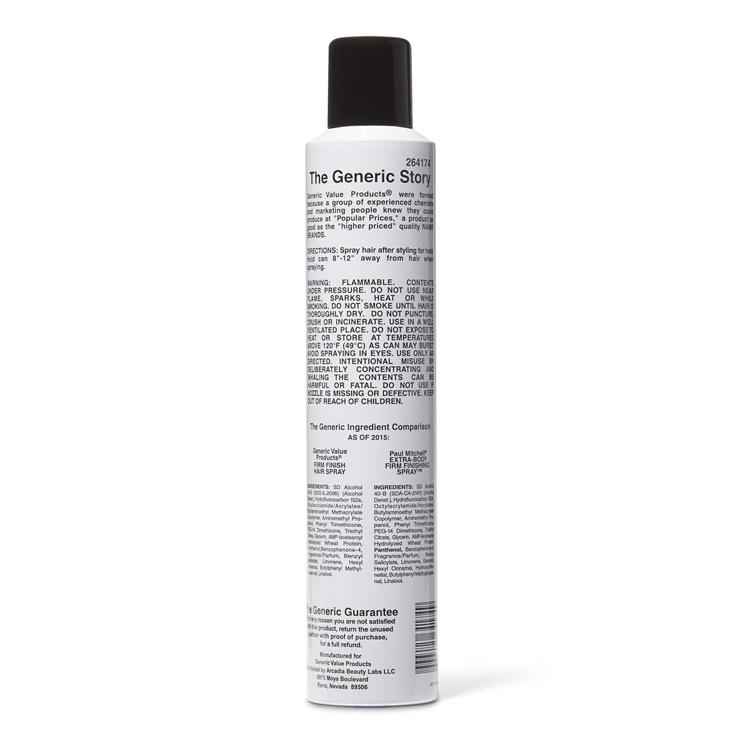 Generic Value Products Firm Finishing Hair Spray Compare to ExtraBody Firm Finishing Spray Beauty & Personal Care Generic Value Products