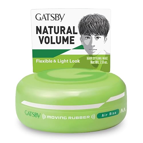 GATSBY Moving Rubber Air Rise Hair Wax - Ultimate Volume & Texture, 80g/2.8oz by mandom Beauty & Personal Care Gatsby