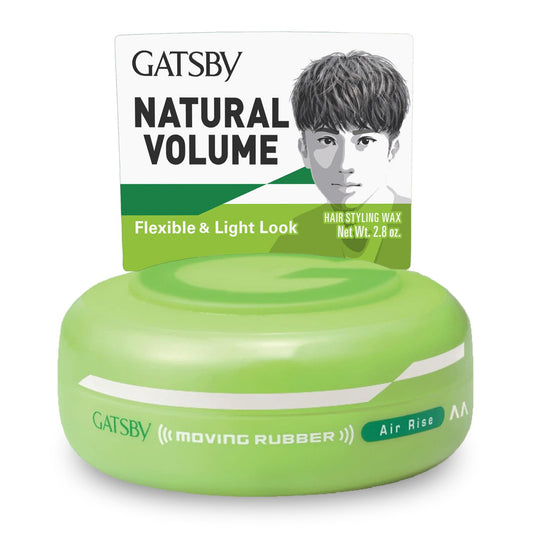 GATSBY Moving Rubber Air Rise Hair Wax - Ultimate Volume & Texture, 80g/2.8oz by mandom Beauty & Personal Care Gatsby