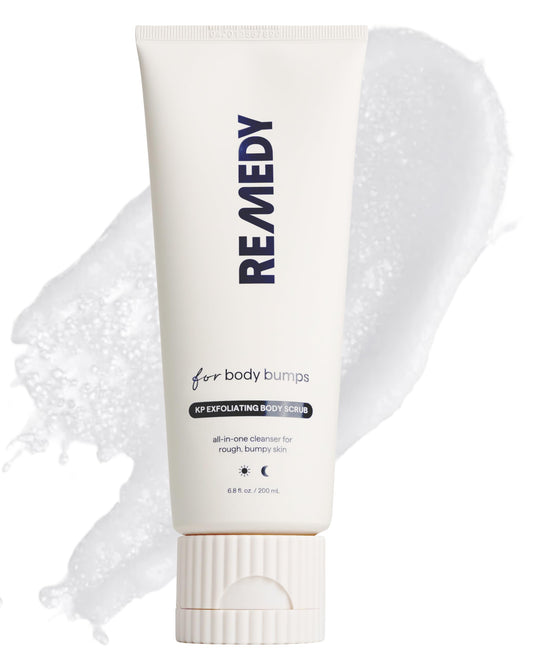 Remedy KP Exfoliating Body Scrub | Keratosis Pilaris and Chicken Skin Treatment with Fine Sugar, Glycolic Acid, Lactic Acid and Squalane | Exfoliating Beauty and Personal Care Remedy Science Default Title