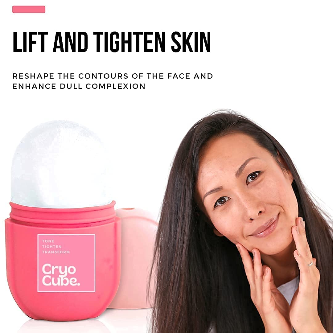 Cryo Cube Ice Roller for Face, Eyes and Neck Naturally tone and tighten skin, de-puff eye bags, add a healthy glow Cryotherapy for face and neck which Beauty & Personal Care Cryo Cube
