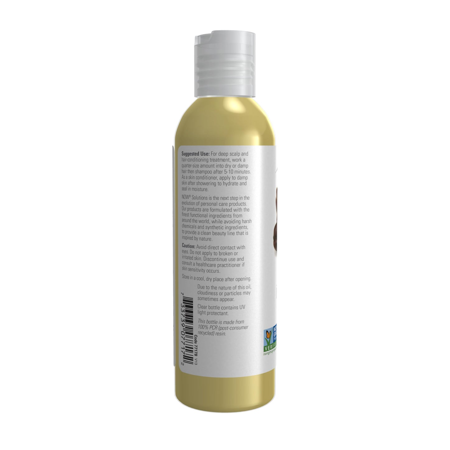 NOW Foods Solutions, Jojoba Oil, 100% Pure Moisturizing, Multi-Purpose Oil for Face, Hair and Body, 4-Ounce Beauty & Personal Care NOW Foods