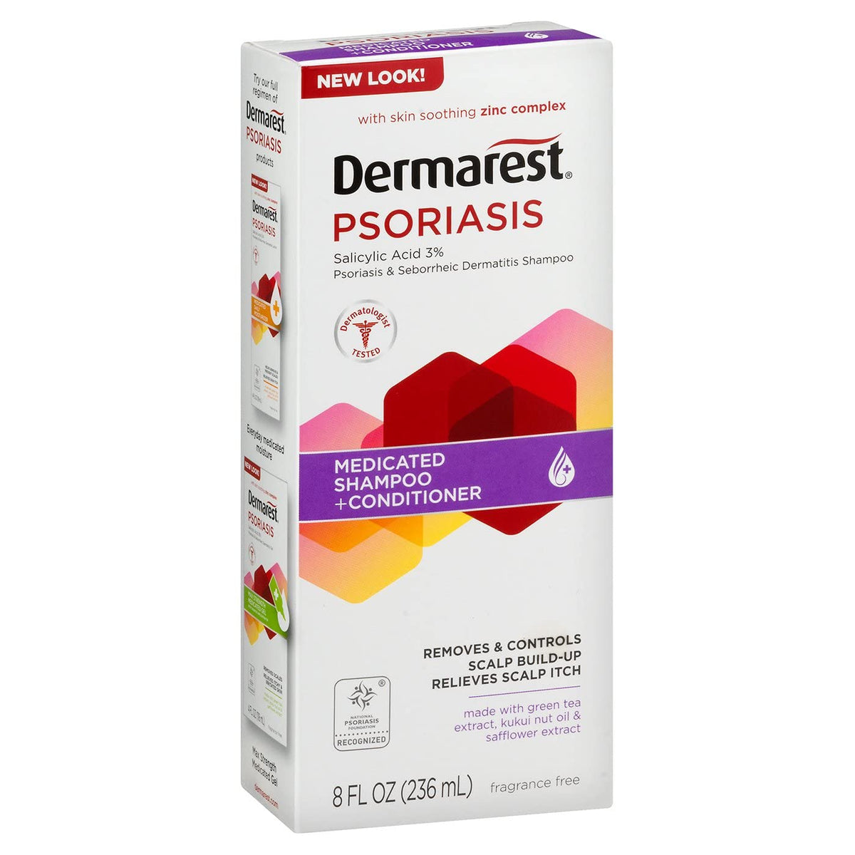 Dermarest Psoriasis Medicated Shampoo plus Conditioner | 8-Ounces | 1-Unit