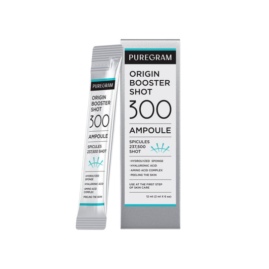 PUREGRAM Origin Skin Booster Shot 300 Ampoule,Advanced Spicule Microneedling Serum for Uneven Texture,Visible Pores & Healthy Glow with Niacinamide Beauty & Personal Care PUREGRAM