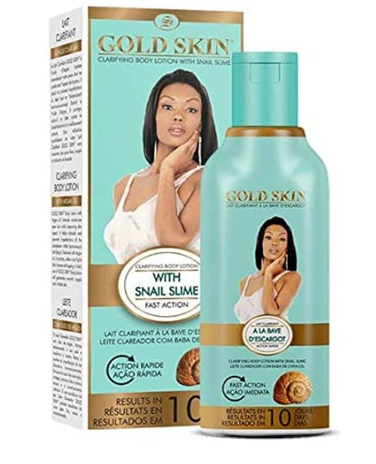 NA Gold Skin Clarifying Body Lotion with Snail slime (Hydroquinone Free) 250 ml. 8.45 fl.oz Beauty & Personal Care MarvelsAura