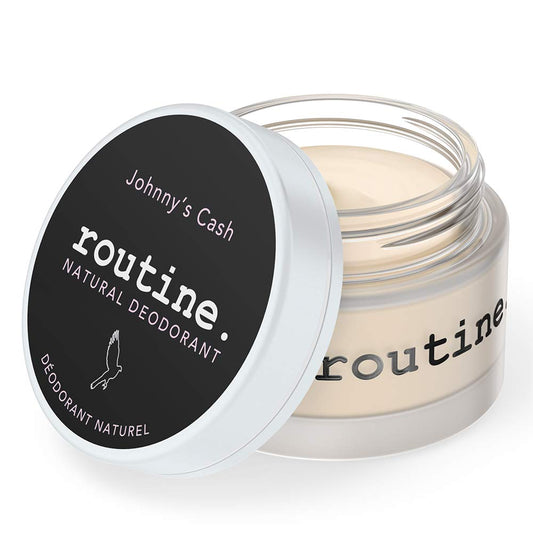 Routine. Deodorant Johnny's Cash (Vegan: No Beeswax) Deo Jar - 2 Fluid Oz., Extra Sensitive Skin Formula - Aluminum Free Natural Deodorant For Women Beauty and Personal Care Routine