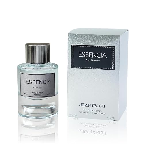 Jean Rish Essencia Perfume for Men Eau De Parfum, Long-Lasting Luxury Fragrance, Made In USA - Mint, Lemon, Bergamot, Vanilla, Cedar, Amber, Musk Beauty & Personal Care Jean Rish