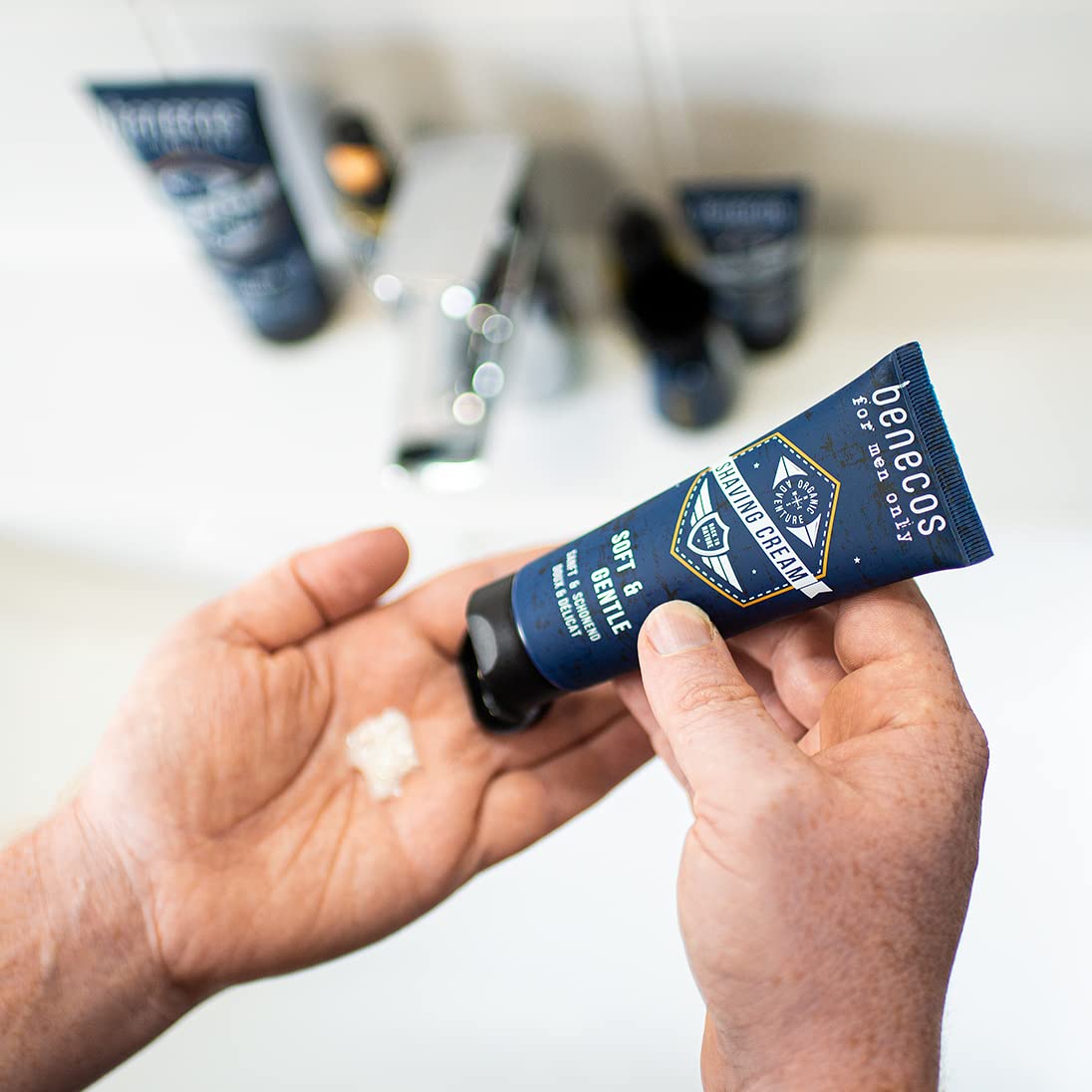 Benecos For Men Only Vegan Shaving Cream Beauty and Personal Care benecos