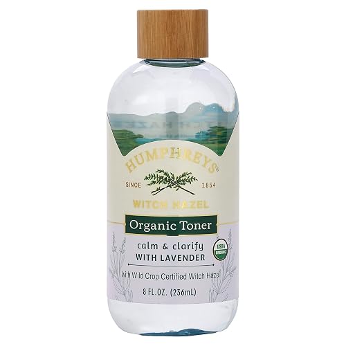 Humphreys Calm Clarify Witch Hazel + Lavender Organic Toner Fl Oz., 8 Ounce (Pack of 1) Beauty & Personal Care Humphreys