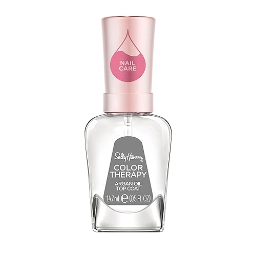 Sally Hansen Color Therapy Top Coat | Argan Oil, Long Lasting, Healthy Nails, Nail Strengthener, Clear Beauty & Personal Care Sally Hansen