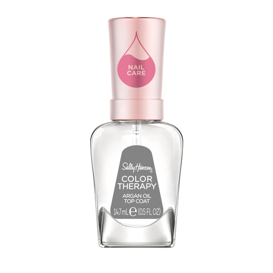 Sally Hansen Color Therapy Top Coat | Argan Oil, Long Lasting, Healthy Nails, Nail Strengthener, Clear Beauty & Personal Care Sally Hansen