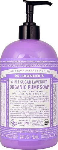 Dr. Bronner - Organic Shikakai Lavender Body Soap, 24 fl oz Liquid Beauty & Personal Care Dr. Bronner's
