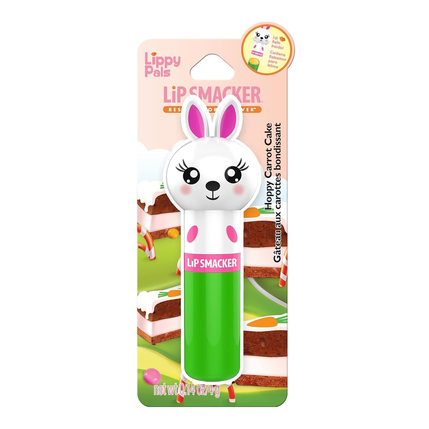 Lip Smacker Lip Balm, Bunny Hoppy Carrot Cake, 0.14 Ounce Beauty & Personal Care Lip Smacker