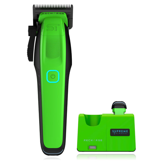 Supreme Trimmer Recharge Clipper - Professional Hair Clipper with 2 Removable Batteries, Brushless Motor, Smart Charge Stand, USB-C Charge & DLC Beauty and Personal Care Supreme Trimmer