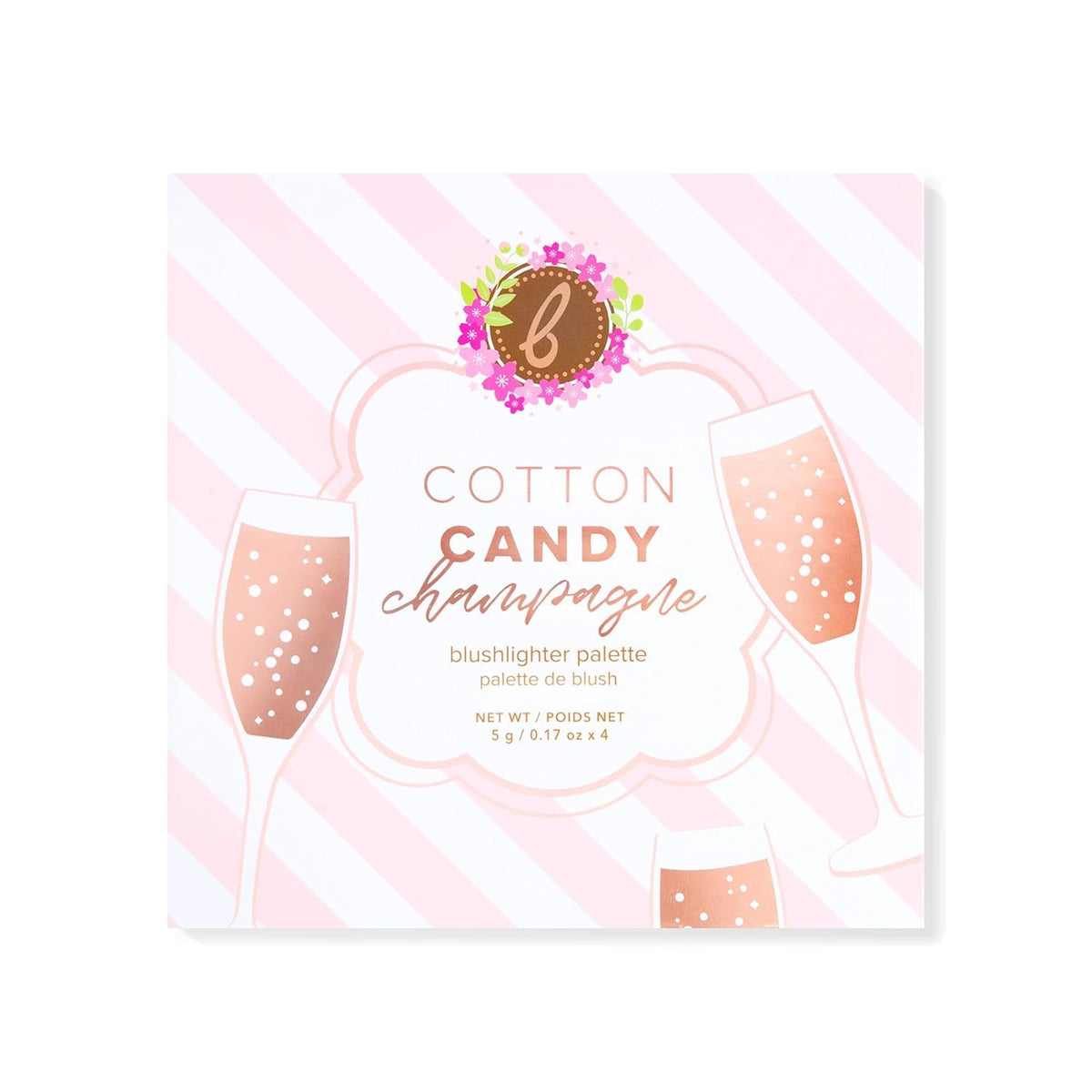 Beauty Bakerie Powder Blush Makeup Palette for Face & Cheeks, 4 Highlight