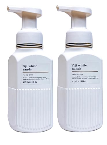 Bath and Body Works Gentle and Clean Foaming Hand Soap 8.75 oz each - Pack of 2 (Fiji White Sands) Beauty & Personal Care Bath & Body Works