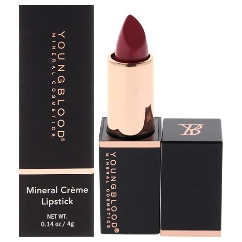 Mineral Creme Lipstick - Envy by Youngblood for Women - 0.14 oz Lipstick Beauty & Personal Care Youngblood
