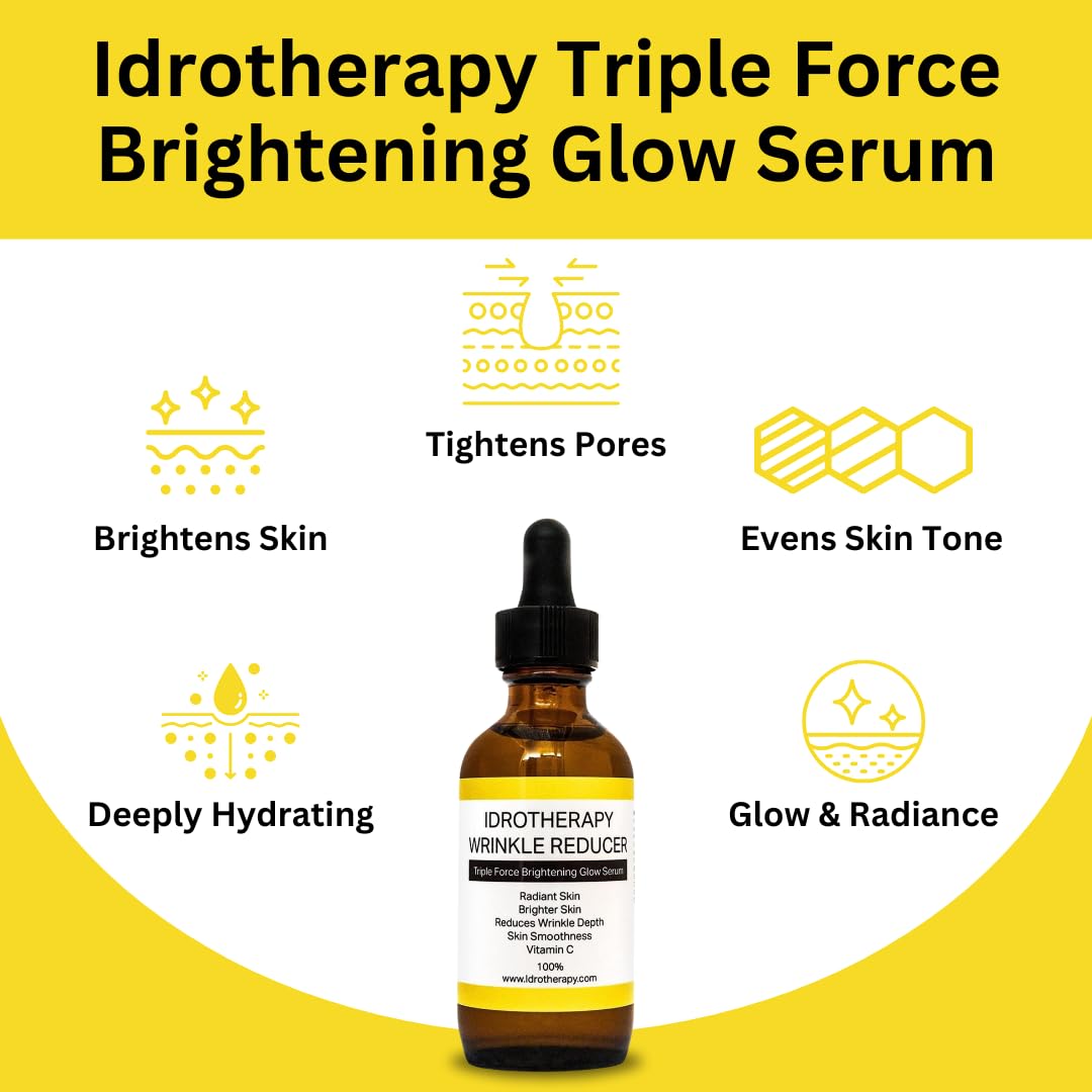 Idrotherapy Triple Force Brightening Glow Serum Beauty & Personal Care Idrotherapy