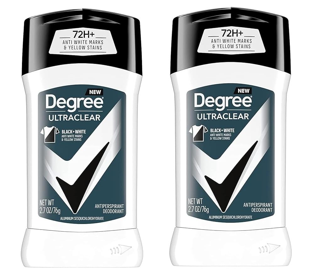 Degree Deodorant 2.7 Ounce Mens Ultra Clear Black & White (79ml) (2 Pack) Beauty and Personal Care Degree