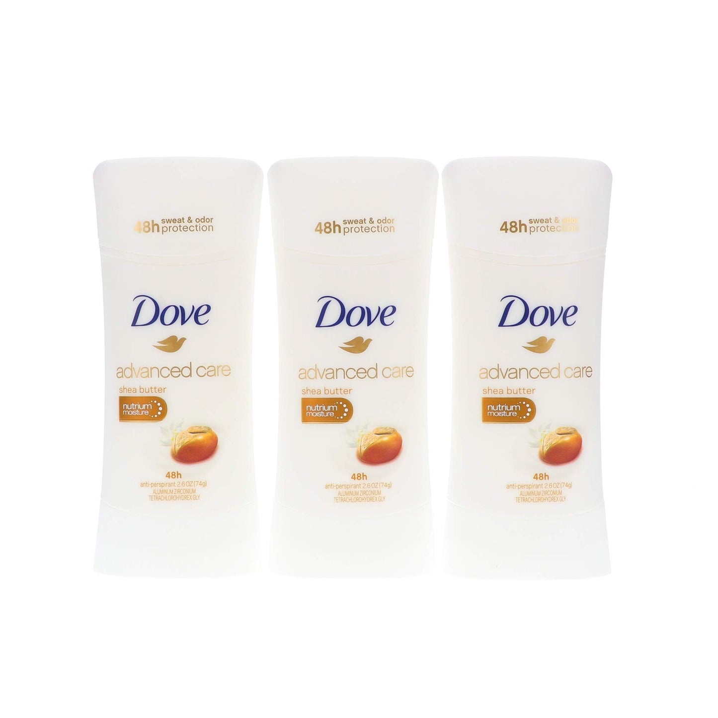 Dove Advanced Care Anti-Perspirant, Shea Butter 2.60 oz (Pack of 3) Beauty and Personal Care Dove