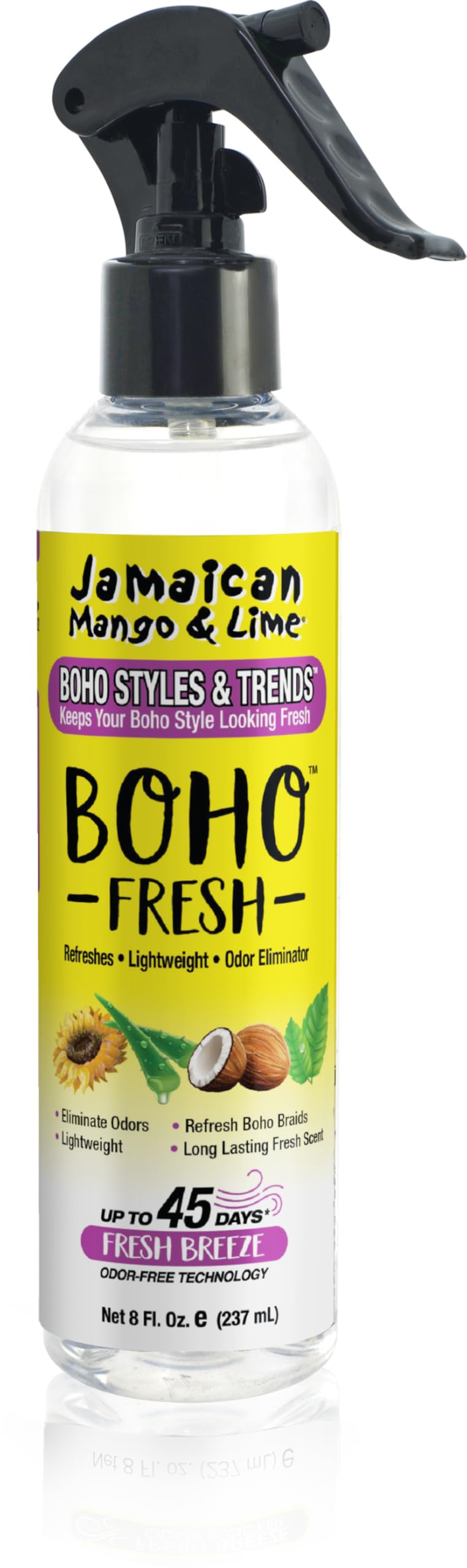 Jamaican Mango & Lime Boho Styles & Trends Braid Fresh - Scalp Mist for Boho Braids Twists and Protective Styles Beauty & Personal Care Jamaican Mango & Lime