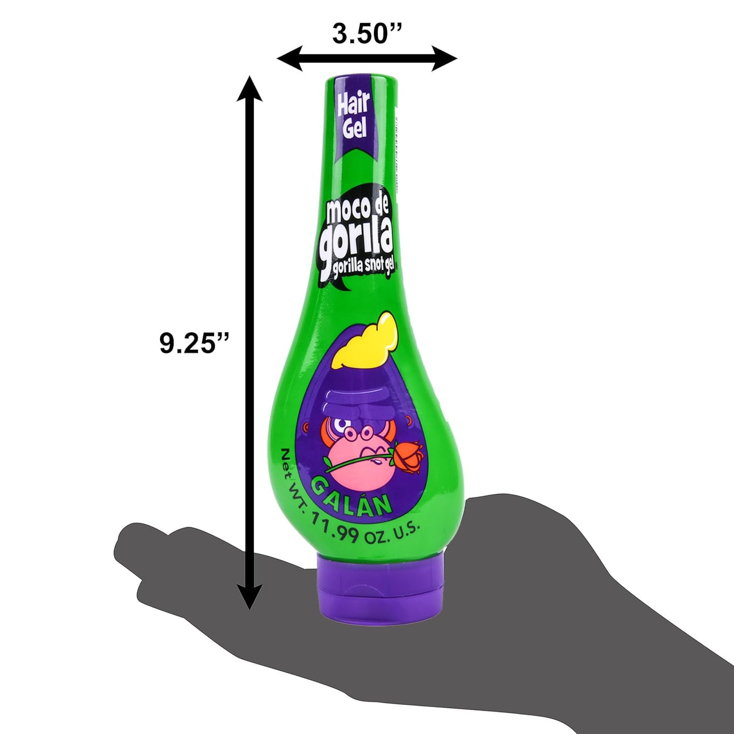 Moco de Gorila Gorilla Snot Hair Gel, Galán 11.99 oz (340g), 1 PACK Beauty & Personal Care Moco de Gorilla