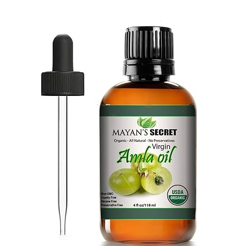 Mayan's Secret - 4oz Pure Amla Oil for Hair Growth Cold Pressed Virgin Organic USDA Certified Beauty & Personal Care Mayan's Secret