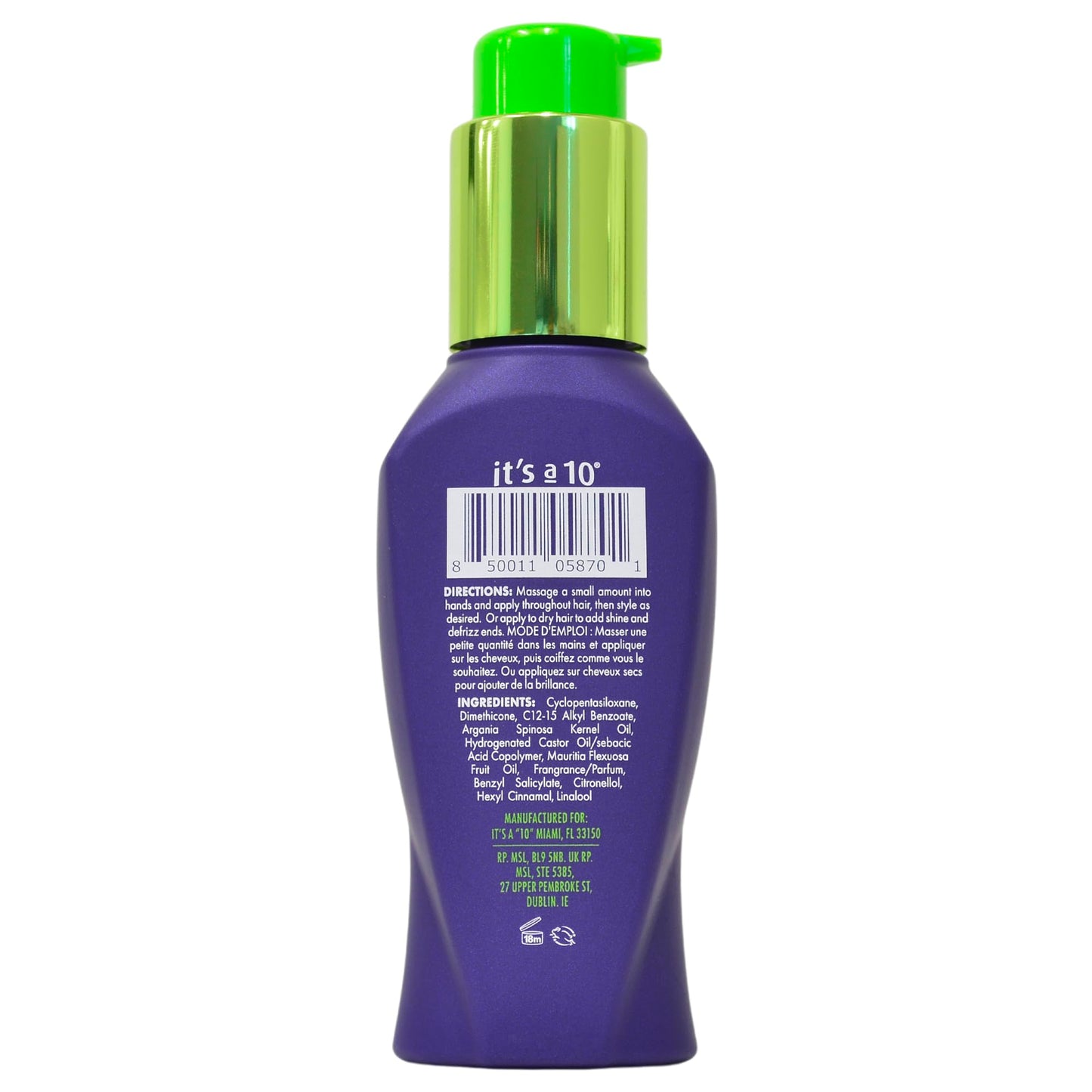 It's A 10 Miracle Styling Serum 3 Oz Beauty & Personal Care It's a 10 Haircare