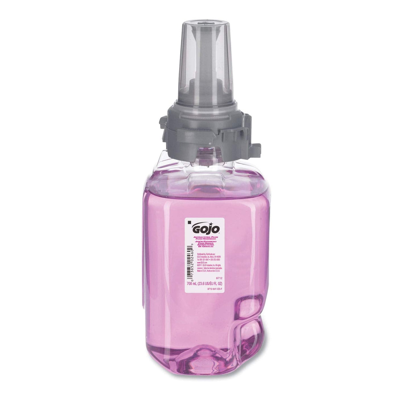 GOJO 8712-04 Antibacterial Foam Handwash, Plum, 700 mL Beauty & Personal Care GOJO
