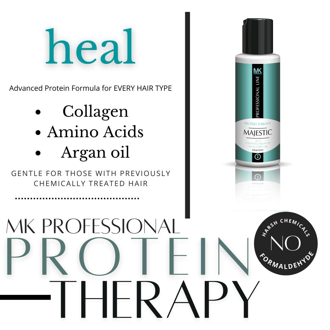 Majestic Hair Protein Therapy 125ml(4oz) - Formaldehyde Free - Complete KIT Beauty & Personal Care MAJESTIC KERATIN