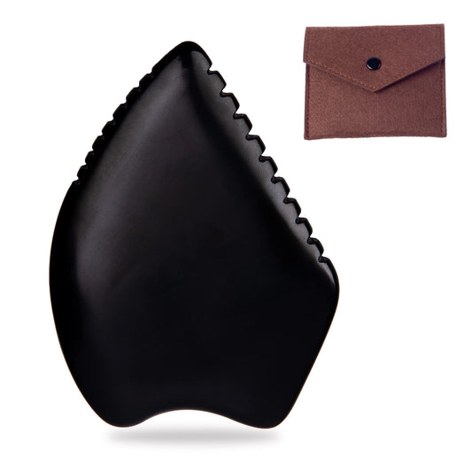 Yuanchupin Gua Sha Facial Massage Tool – BianStone Face & Body Tool for Lymphatic Drainage, Sculpting & Relaxation with Upgraded Tooth Edge Beauty & Personal Care Yuanchupin