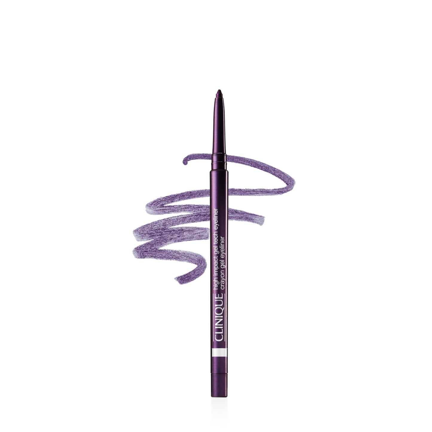 Clinique High impact Gel Tech Eyeliner Pencil | Waterproof, Smudge Resistant + Safe For Sensitive Eyes, Sparkling Amethyst Beauty and Personal Care Clinique Default Title
