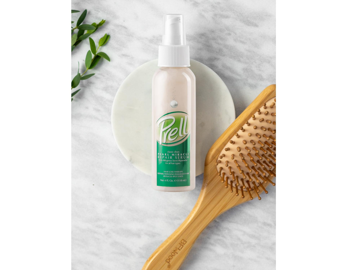 Prell Pearl Miracle Repair Serum - Intensive Hair Repair Serum Reduces Split Ends & Strengthens Weak Thinning Hair | 4 fl oz Beauty & Personal Care Prell