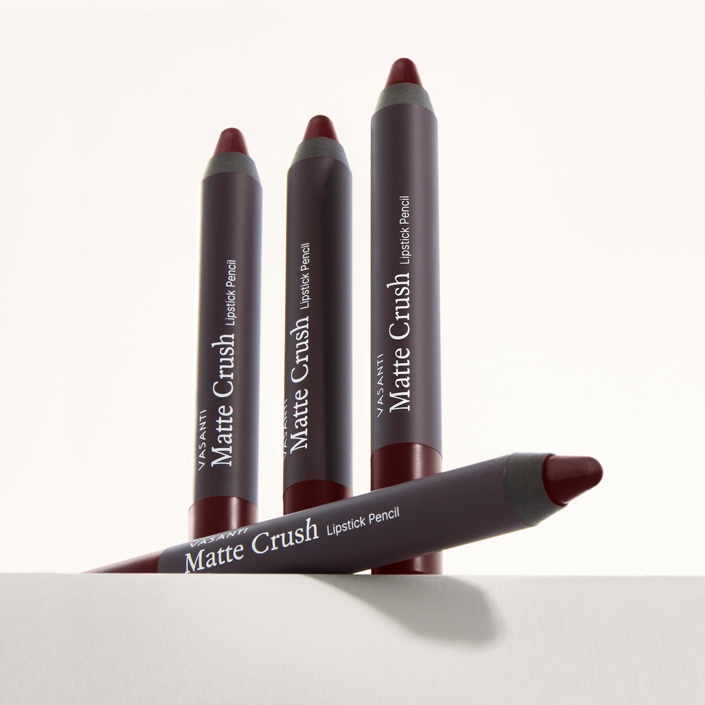VASANTI Matte Crush Lipstick Pencil (Va Va Voom!) | Long-Lasting, Water-Resistant Lip Liner Pencil that Won’t Smudge | Highly Pigmented, Soft Matte Beauty & Personal Care VASANTI